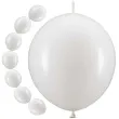 balony z lacznikiem bialy partydeco 11 20 szt
