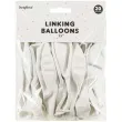 balony z lacznikiem bialy partydeco 13 20 szt
