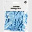balony z lacznikiem blekitny partydeco 13 20 szt