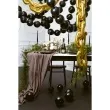 balony z lacznikiem czarny partydeco 13 20 szt