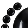 balony z lacznikiem czarny partydeco 13 20 szt