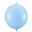 balony z lacznikiem niebieski partydeco 11 20 szt