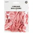 balony z lacznikiem rozowy jasny partydeco 13 20 szt