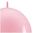 balony z lacznikiem rozowy partydeco 11 20 szt