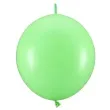 balony z lacznikiem zielony partydeco 11 20 szt