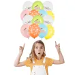 balony zajac wielkanoc pastel mix partydeco 12 50 szt
