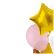 balony zestaw imprezowy bialo zloto rozowy folat 10 szt