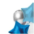 balony zestaw imprezowy its a boy bialo srebrno niebieski folat 10 szt
