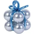 balony zestaw prezent srebrne partypal 8 szt