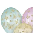 balony zlote motylki gemar 13 5 szt