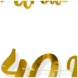 baner 40 urodziny zloty dekoracjepolska 100 cm