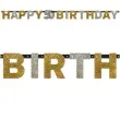 baner 50 urodziny happy 50th birthday sparkling celebration silver gold amscan 213 cm