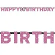 baner 80 urodziny sparkling celebrations pink amscan 213 cm