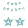 baner baby shower gwiazdki niebieski partydeco 290 cm