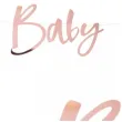 baner baby shower rose gold amscan 150 cm