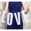 baner baner love srebny partydeco 55 cm