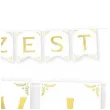baner chrzest swiety bialy partypal 160 cm