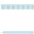 baner chrzest swiety jasnoniebieski partydeco 2 m