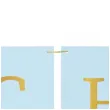 baner chrzest swiety jasnoniebieski partydeco 2 m