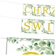baner chrzest swiety listki bialy partycollection 3 5 m