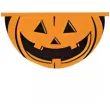 baner dynie halloween pomaranczowy guirca 5 5 m