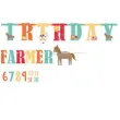 baner farma happy birthday lil farmer amscan 182 x 10 1 cm