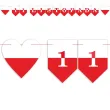 baner flagi 11 listopada serca bialo czerwony 2 3 m