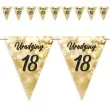 baner flagi 18 urodziny fajerwerki zloto kremowe 3 6 m
