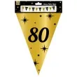 baner flagi 80 urodziny classy party 10m pd party