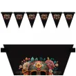 baner flagi dia de los muertos czarny congee 5 m