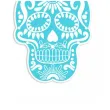 baner flagi dia de los muertos kolorowe czaszki 3 5 m