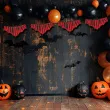baner flagi halloween nietoperz czarno czerwony 2 5 m