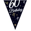 baner flagi happy birthday 60 urodziny b c czarny godan 270 cm