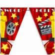 baner flagi hollywood party 3 6 m