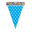 baner flagi kropki blekitny dekoracjepolska 200 cm