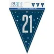 baner flagi liczba 21 granatowy unique 2 74 m