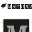 baner flagi matura 2025 czarno srebrny 2 5 m