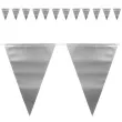 baner flagi metaliczny srebrny folat 600 cm