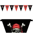 baner flagi pirat czerwony czarny congee 5 m