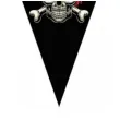 baner flagi pirat czerwony czarny congee 5 m