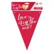 baner flagi serca love is in the air mix godan 270 cm