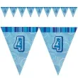baner flagi urodziny 4 glitz blue niebieski 2 7 m