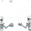 baner halloween szkielety partypal 2 m