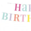 baner happy birthday cyfra 1 pastelowy mix unique 182 cm