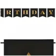 baner happy birthday czarny zloty godan 2 5 m