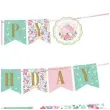 baner happy birthday floral tea party godan 1 7 m