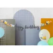 baner happy birthday pojazdy budowlane partydeco 200cm diy