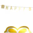 baner happy birthday shining glam zloty folat 2 m