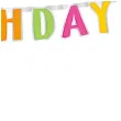 baner happy birthday wstazka mix godan 160 x 14 cm