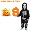 baner happy halloween swieto dyni pomaranczowy 3m